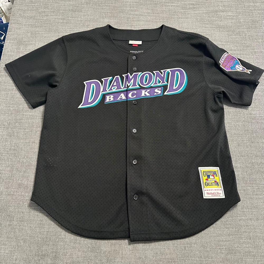 Mitchell & Ness Diamondbacks Jersey Mens XL Black Randy Johnson 51
